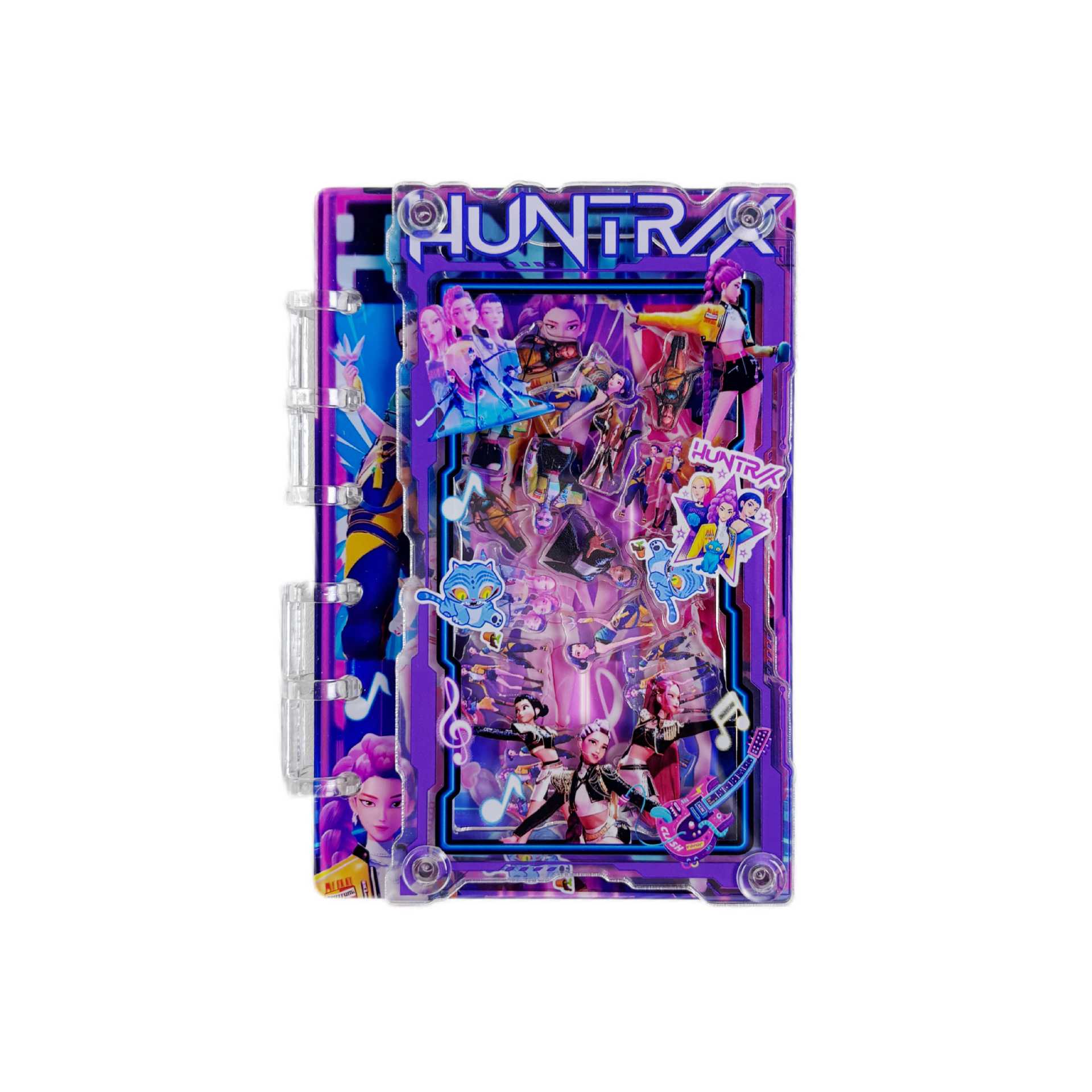 Wholesale New A7 Shaker NoteBook Acrylic Loose-leaf Notepad